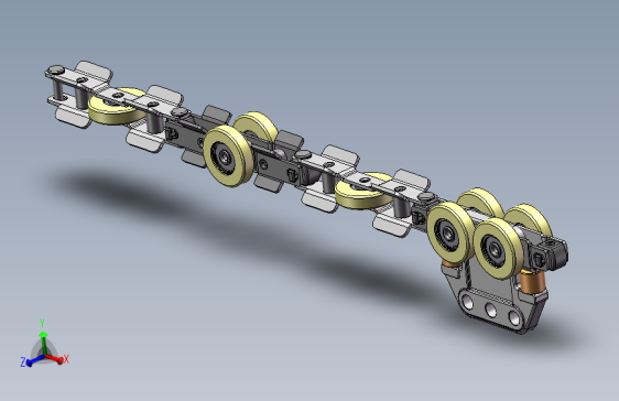 悬挂式传送带链