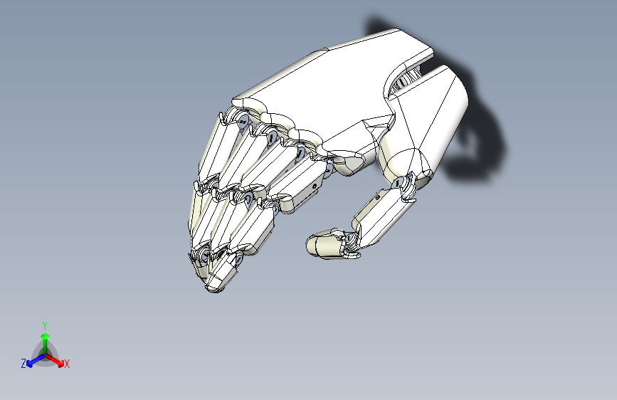 仿生机械手仿生手臂main-robotique