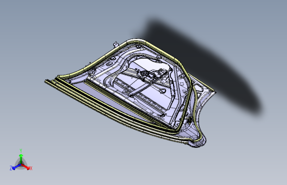 汽车车门及升降器总成设计 1760021