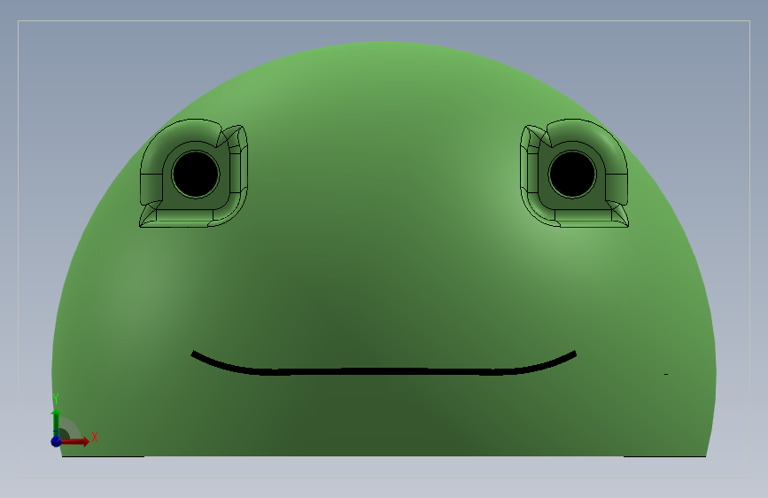 3青蛙身体上半部分3D模型