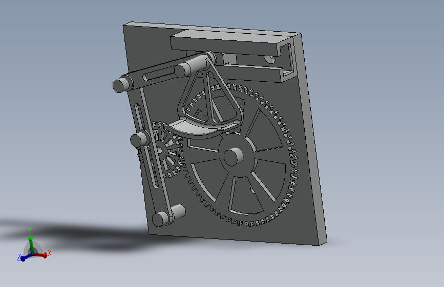 快速返回齿轮玩具