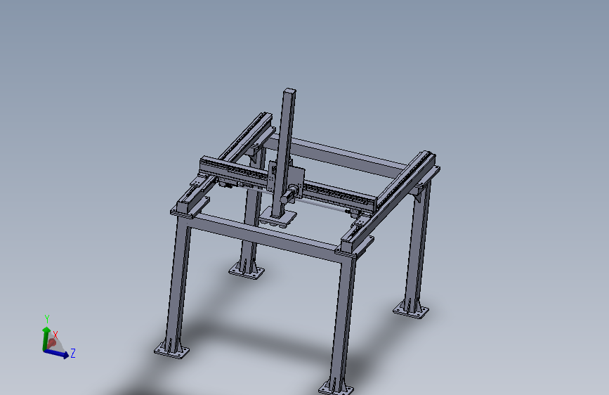 板材吸盘式机械手设计【龙门机械手】【三维SW模型】【含11张CAD图纸和文档资料】