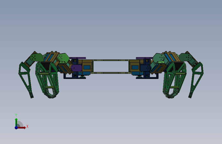 仿蜘蛛六爪机器人 1438365