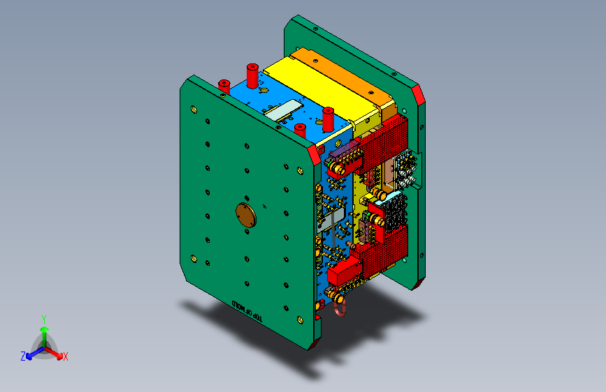 蔚来汽车门板热流道塑胶模具