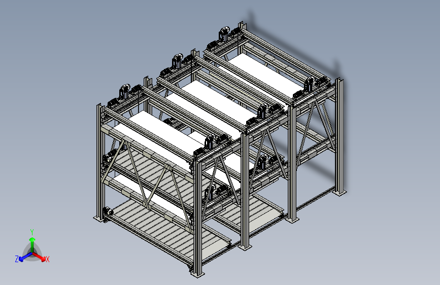 立体式升降型双层停车库 1804431