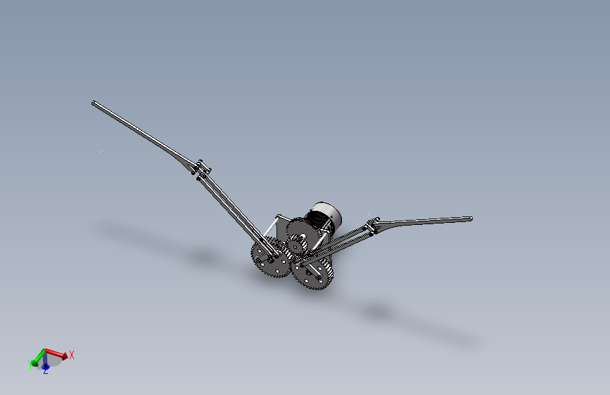 仿生鸟动态仿真三维SW2021