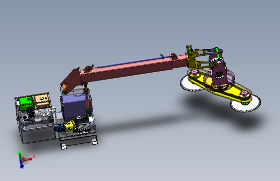 车载绿篱修剪机设计【含三维solidworks2021版本+15张CAD图+说明书】