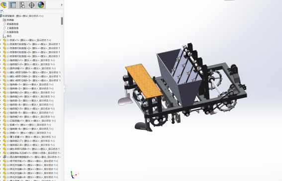 大蒜播种机耕地机器自动播种机