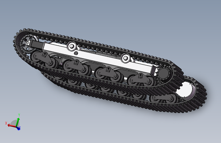 IC70R履带车底盘组装