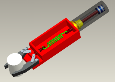 带弹簧的弹性机械手的设计【含PROE三维、说明书】--622186