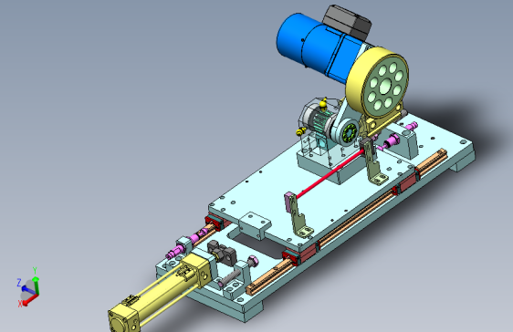砂轮自动抛光机构