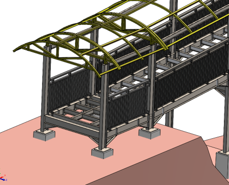 钢结构桥梁55米x2.4米
