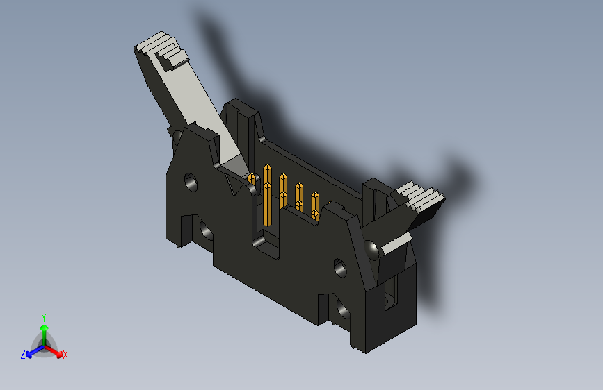 锁存 IDC 连接器