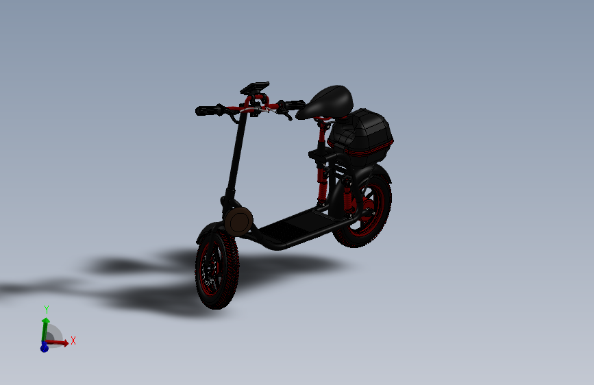 小型电动自行车爆炸图 sw24