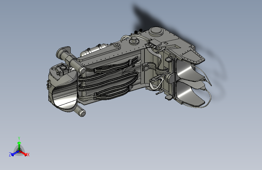 K-36战机弹射座椅三维建模图纸