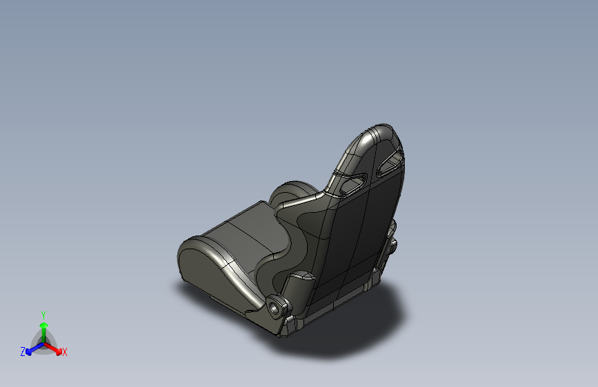 Sparco赛车座椅模型3D模型图纸