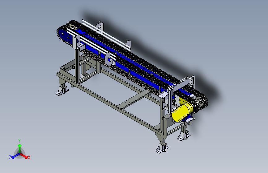 平板结构链传动输送机设备