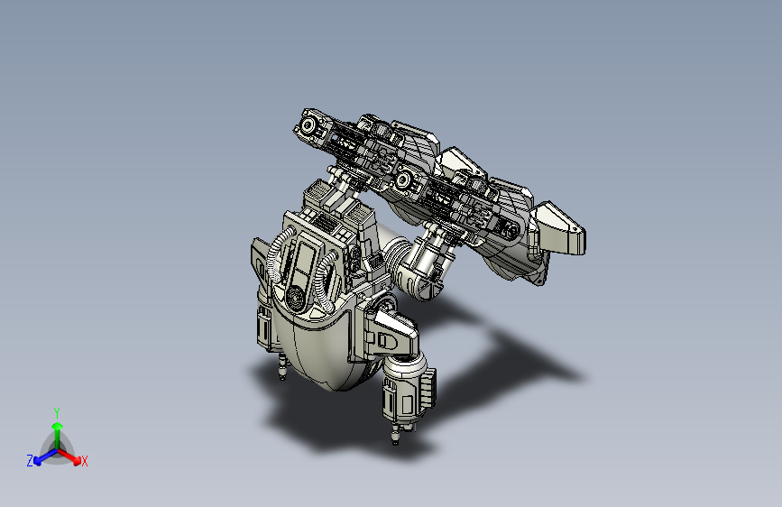 未来警察无人机机器人