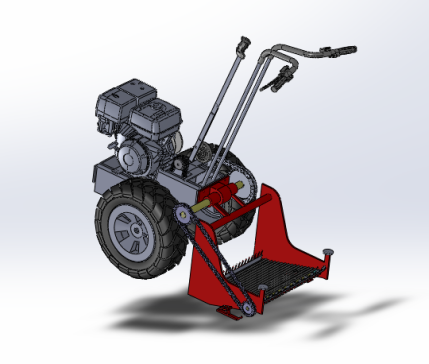 自动行走式生姜收获机工作部分的设计【7张CAD图纸+毕业论文+开题报告+任务书+文献综述+SolidWorks三维图】