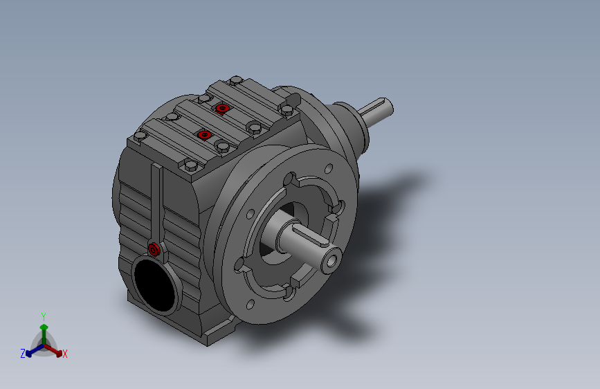 输入型斜齿轮-蜗轮蜗杆减速电机