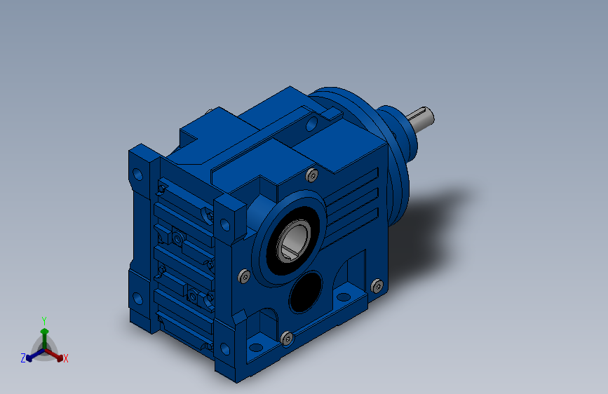轴输入螺旋锥齿轮减速机