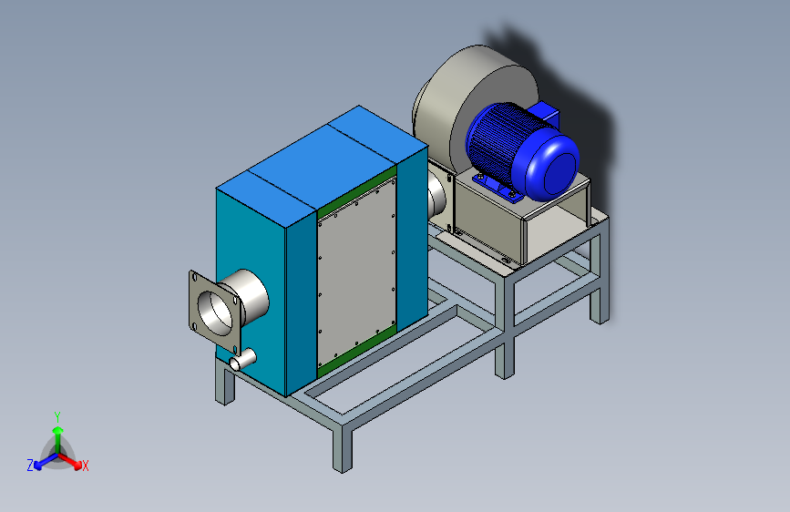 阻挡干燥空气 - 6千瓦 - 风机 0.75千瓦