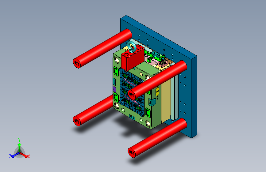 阿波罗按键模具