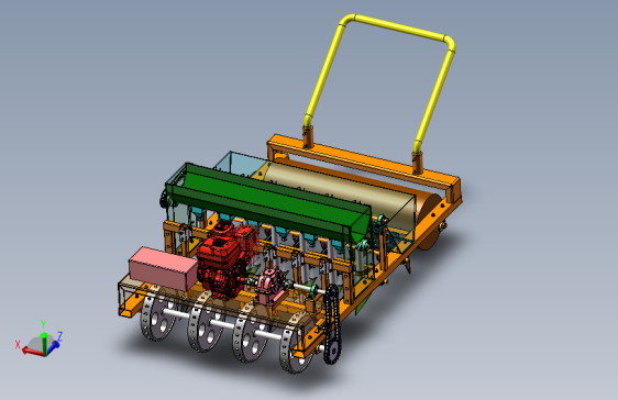 自走式核桃育苗播种机==1288090