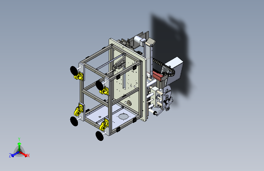 三代手机电池贴标机（全自动四面贴标机）