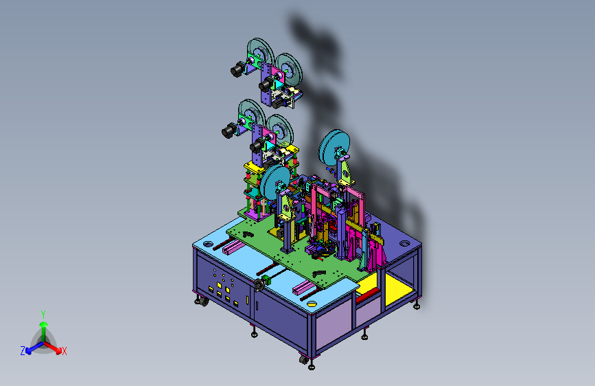 手机FFC软排线自动热压裁剪剥皮上锡全自动生产线