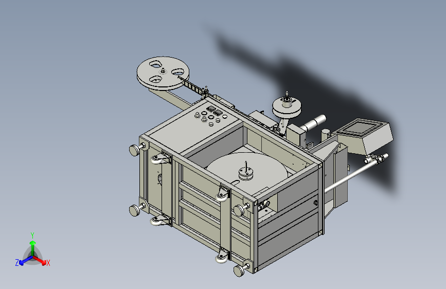 手机屏蔽盖平面度检测编带包装设备