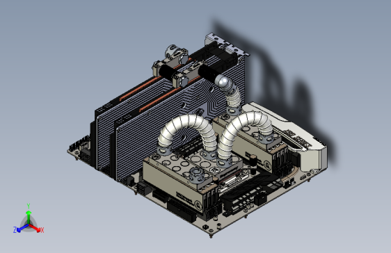 水冷式电脑主板