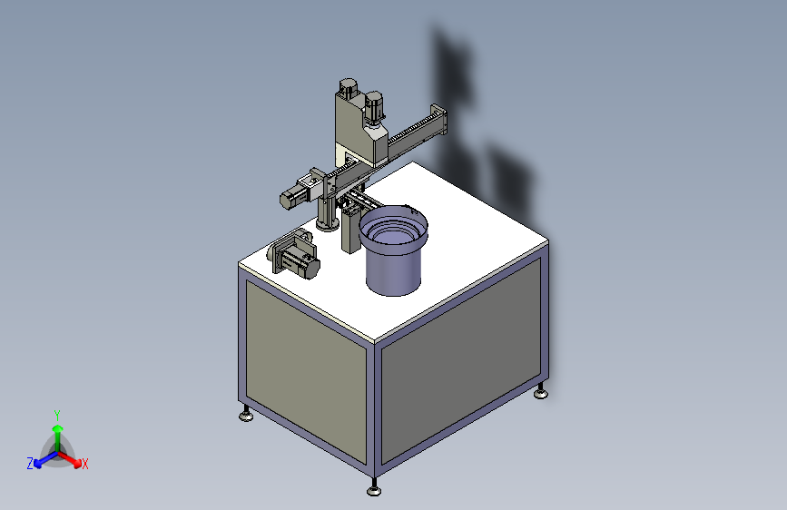 四轴机械手继电器组装机