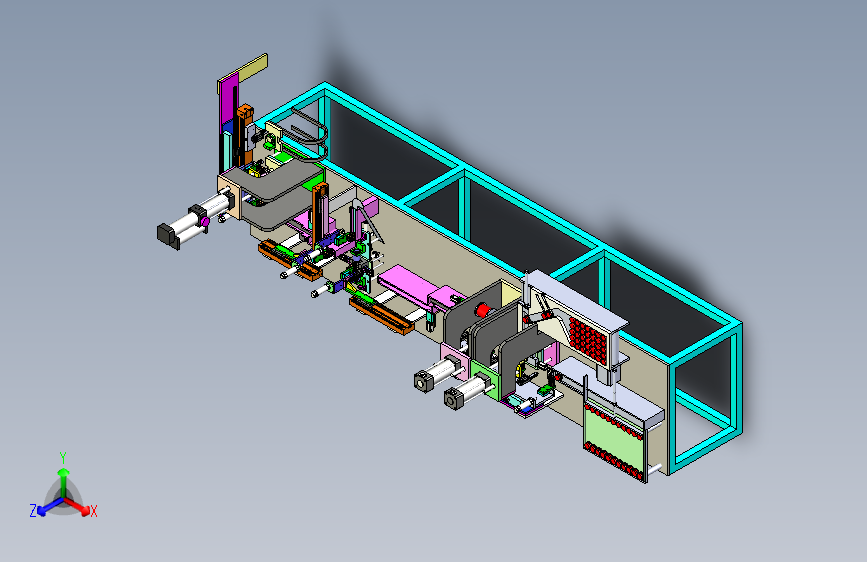 微波炉阳极组装生产线
