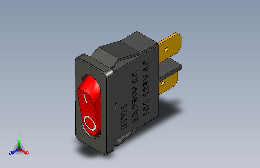 kcd1-110 9,5x2mm 开关