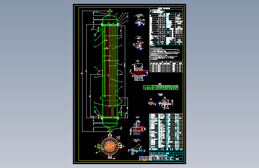 预热器总图--84607--21
