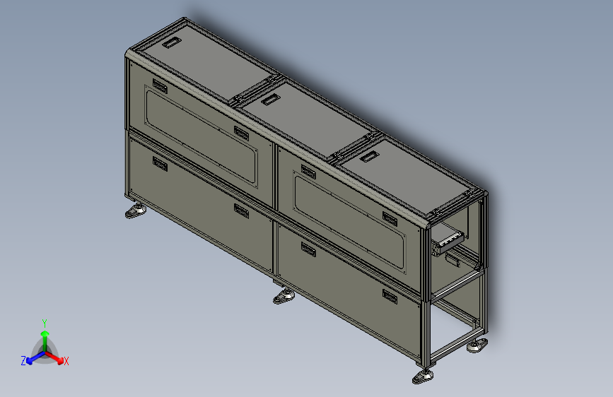 2.4米线体护罩-装配体