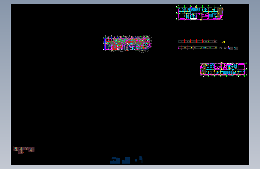 13 龙南万达四层厨房平、立面图