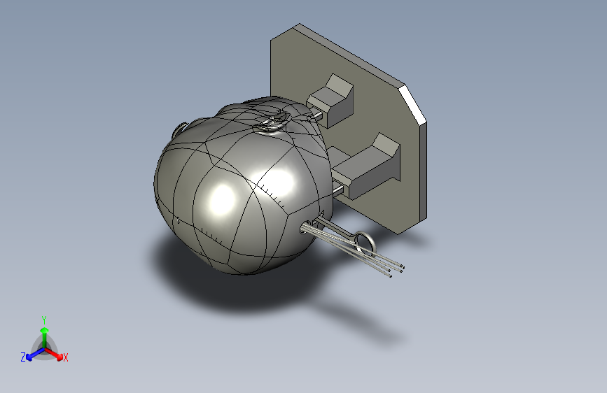 仿生头部模型的 3D 结构件
