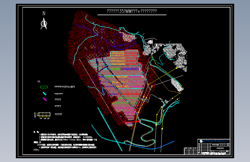 国能朗县冲康（35MW）光伏+储能项目总布置(20240119红线调整)(1)