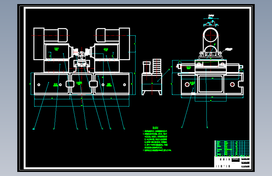 机床联系尺寸图