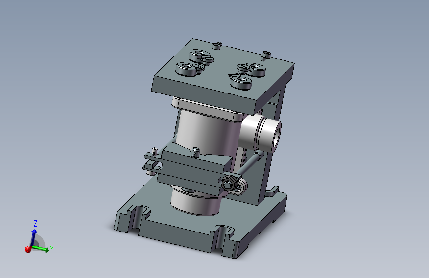 夹具三维装配体