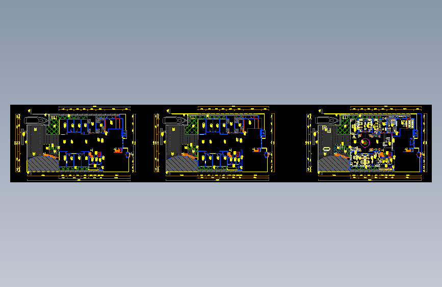 露营民宿度假酒店室内平面布置图施工图