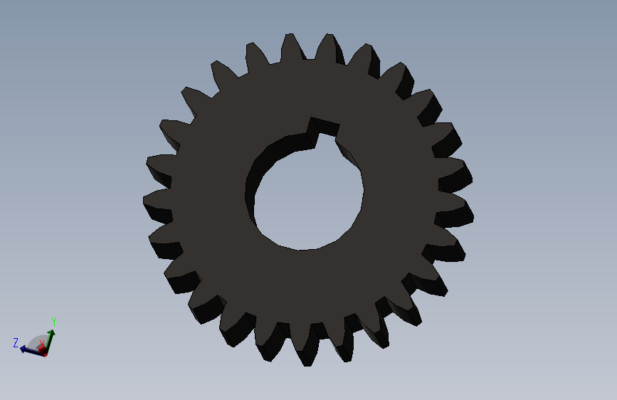 新四级传动从动齿轮