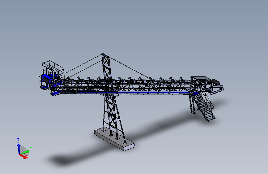 20米格构式输送机   step