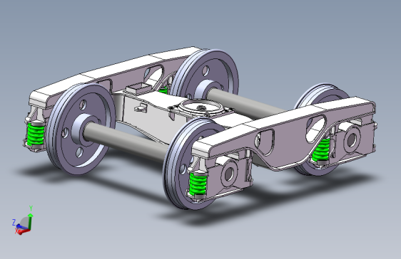 858300-货车转向架模型设计