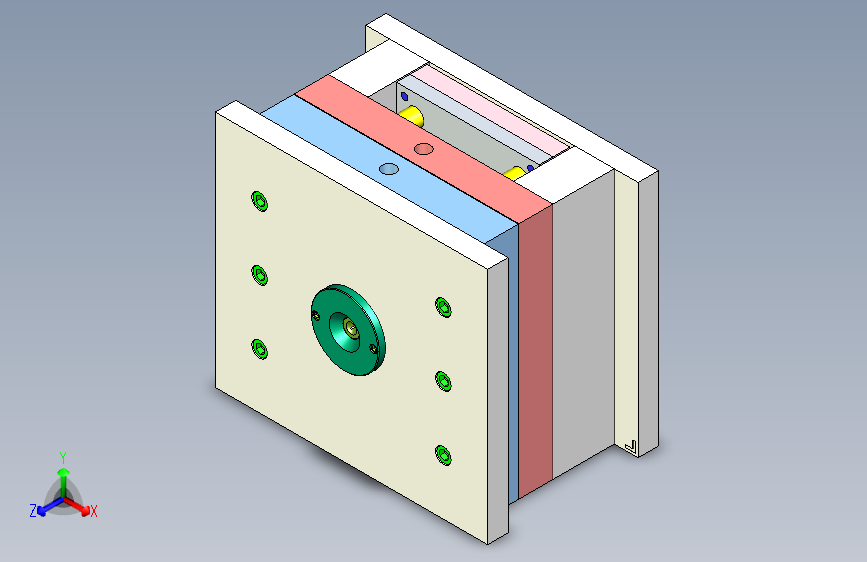 格力空调遥控器上盖注塑模具设计 1197105
