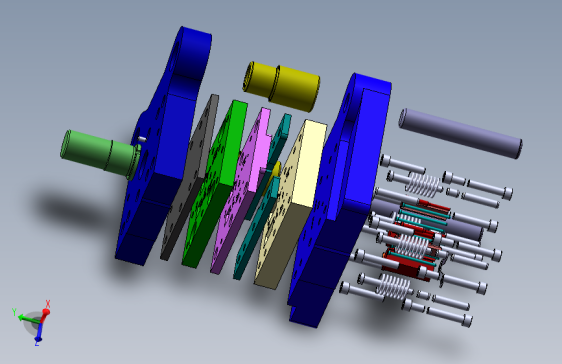 相框挂扣冲压工艺及级进模具设计 1281873