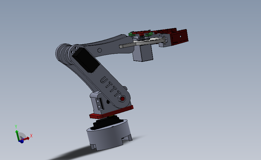 3自由度机械抓手sw17可编辑 Solidworks 2018 模型图纸下载 懒石网