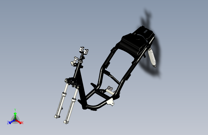 2014 雅马哈 Fino FI 框架